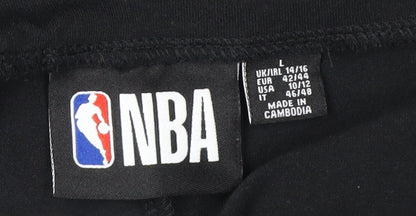 NBA Women's Black Ankle Leggings Size 14/16