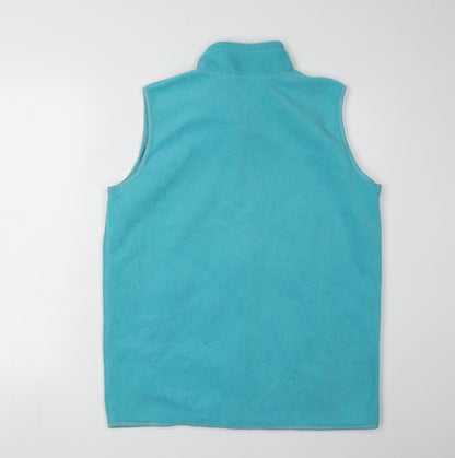 EWM Blue Fleece Women's Medium Waistcoat Full Zip
