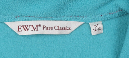 EWM Blue Fleece Women's Medium Waistcoat Full Zip