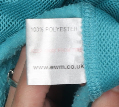 EWM Blue Fleece Women's Medium Waistcoat Full Zip