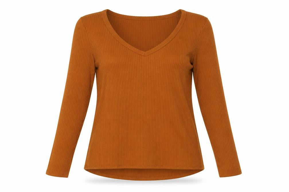 Womens UK Size M American Eagle Brown Basic T-Shirt