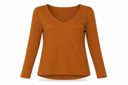 Womens UK Size M American Eagle Brown Basic T-Shirt