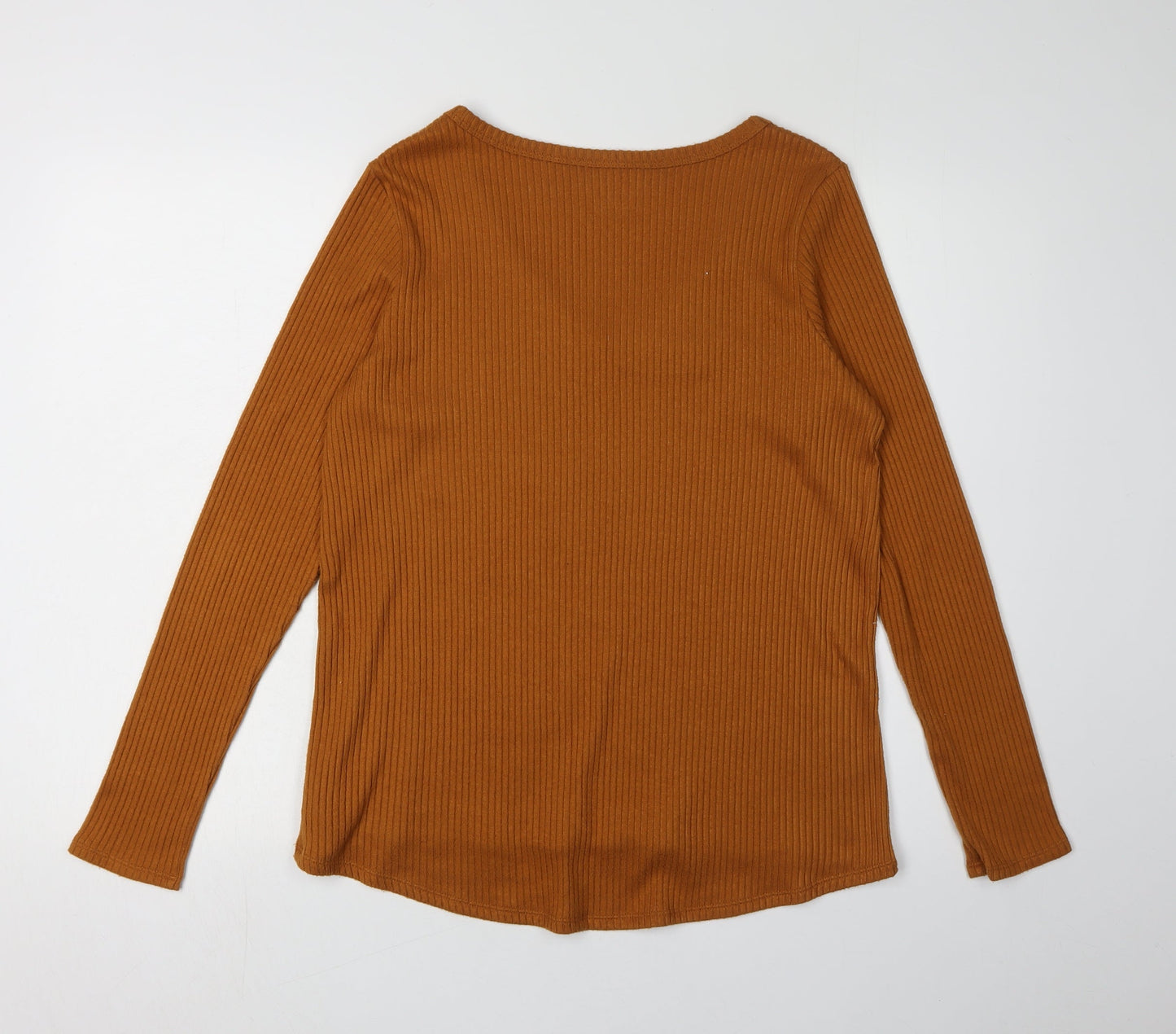 Womens UK Size M American Eagle Brown Basic T-Shirt