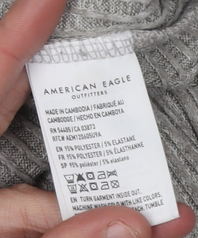 Womens UK Size M American Eagle Grey  T-Shirt