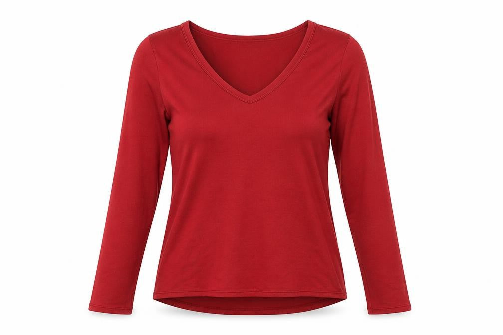 Womens UK Size M American Eagle Red Basic T-Shirt