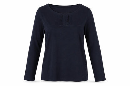 Womens UK Size 8 Weird Fish Blue Basic T-Shirt