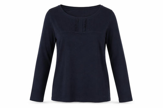 Womens UK Size 8 Weird Fish Blue Basic T-Shirt