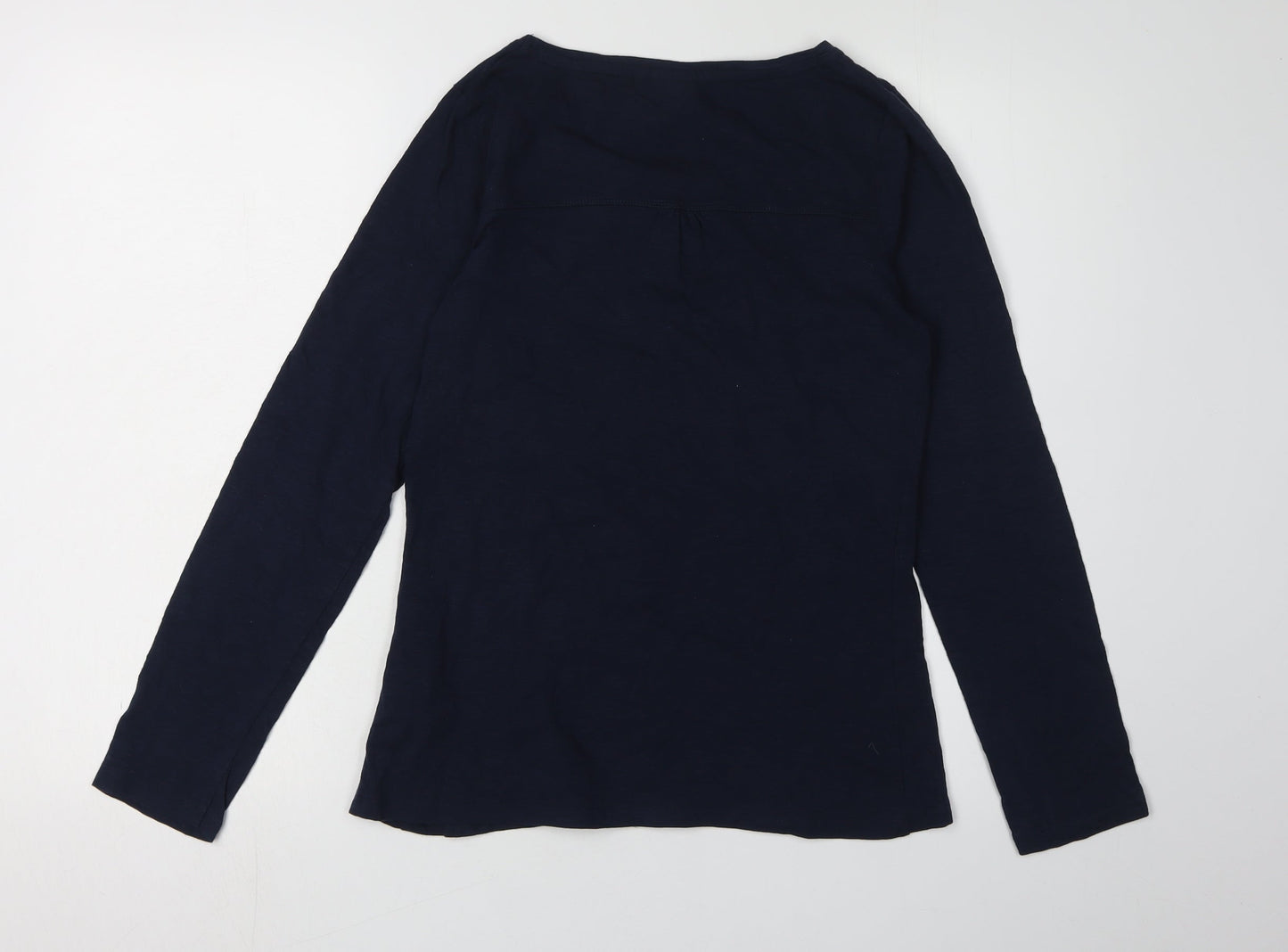 Womens UK Size 8 Weird Fish Blue Basic T-Shirt