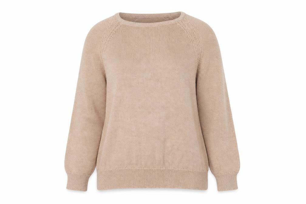Womens UK Size M Sosandar Beige Jumper Jumper