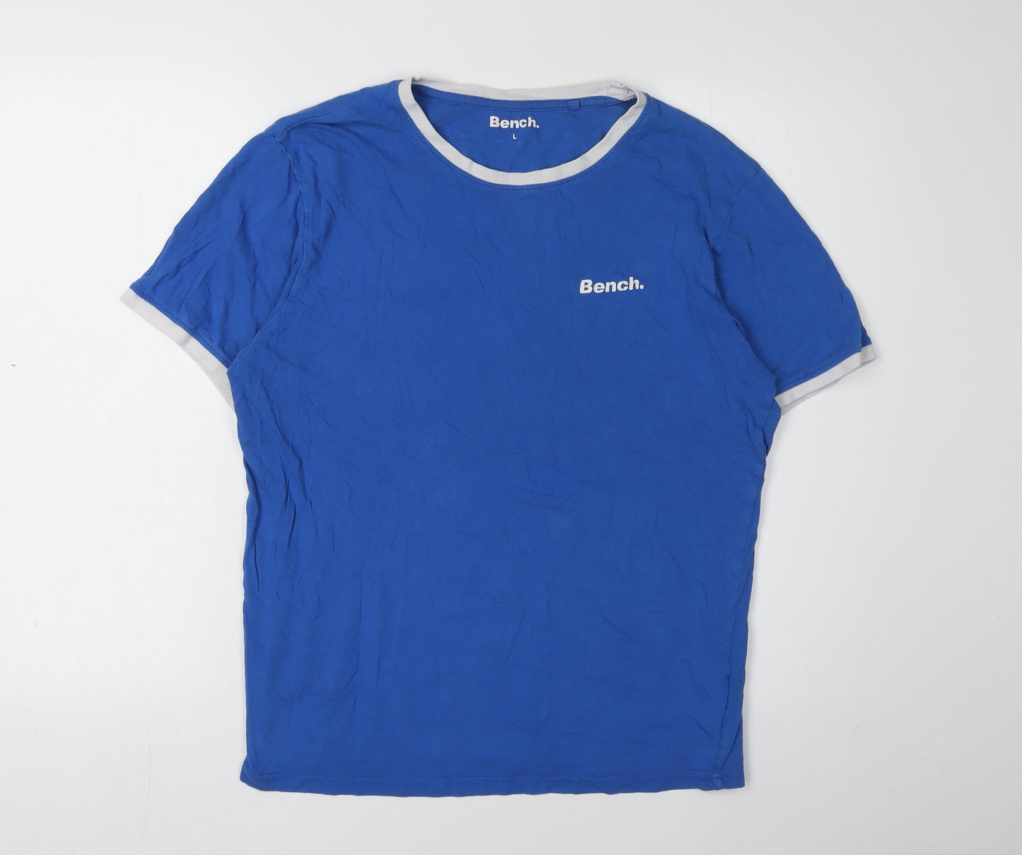 Mens UK Size L Bench Blue  T-Shirt
