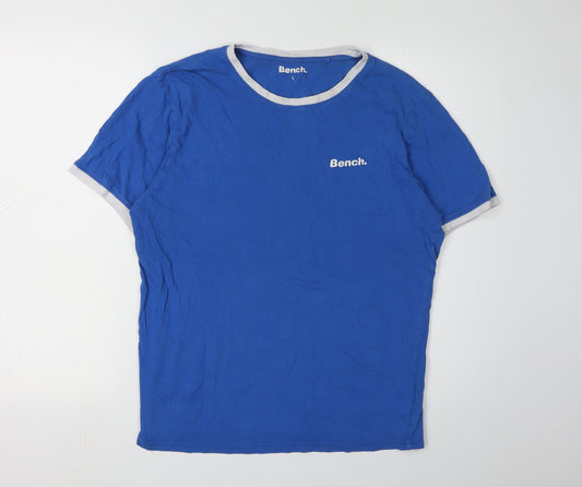 Mens UK Size L Bench Blue  T-Shirt
