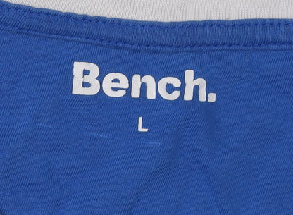 Mens UK Size L Bench Blue  T-Shirt