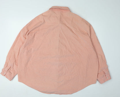 Womens UK Size 16 Jigsaw Pink  Button-Up