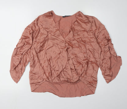 Womens UK Size 8 Marks and Spencer Pink  Blouse