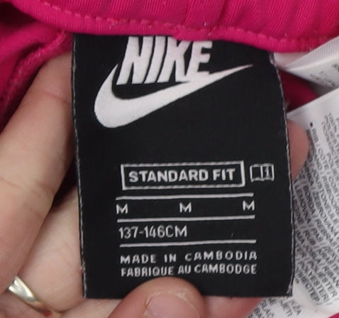 Nike Girls Pink Jogger Trousers M