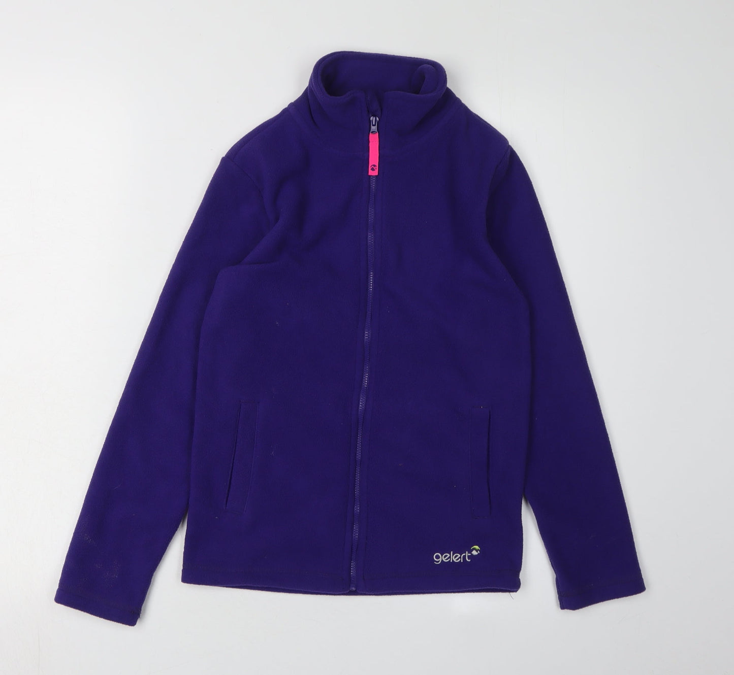Gelert Girls Purple Fleece Basic Jacket 9-10 Years