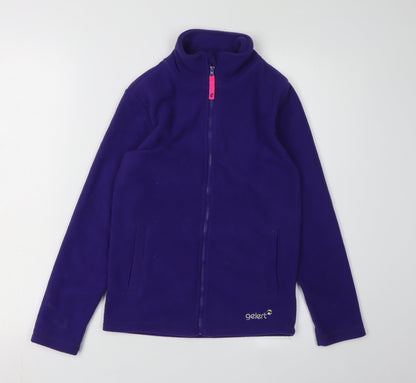 Gelert Girls Purple Fleece Basic Jacket 9-10 Years