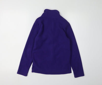 Gelert Girls Purple Fleece Basic Jacket 9-10 Years