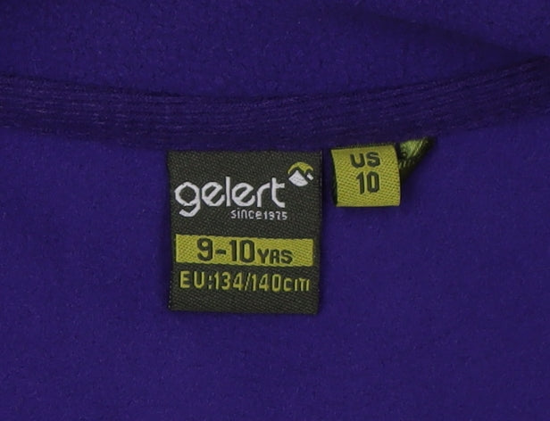Gelert Girls Purple Fleece Basic Jacket 9-10 Years