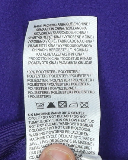 Gelert Girls Purple Fleece Basic Jacket 9-10 Years