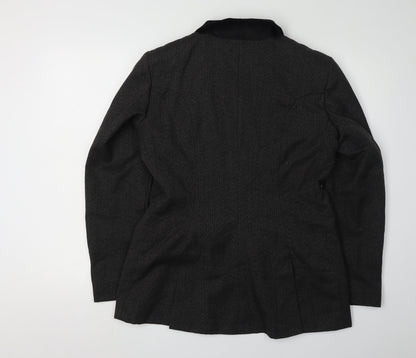 Caldene Women's Black Blazer Size 10, Formal Business Jacket