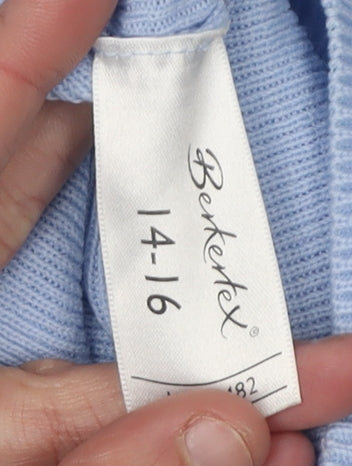 Womens UK Size 14-16 Berkertex Blue Pullover Jumper
