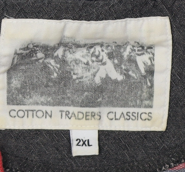 Cotton Traders Men's Multicoloured Striped Polo 2XL