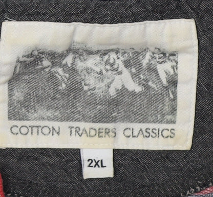 Cotton Traders Men's Multicoloured Striped Polo 2XL