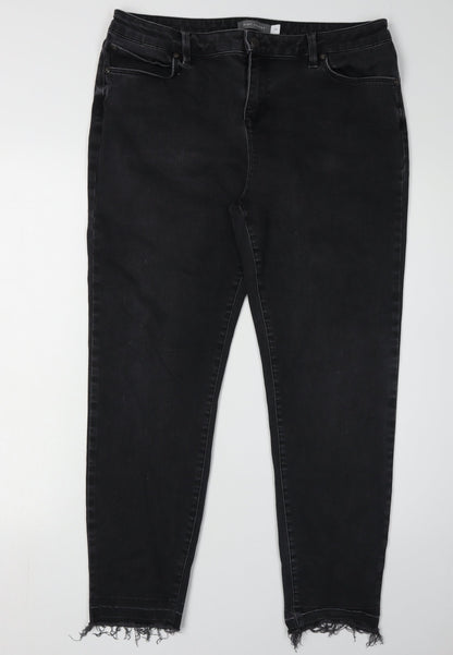 Mint Velvet Women's Black Skinny Jeans Size 18
