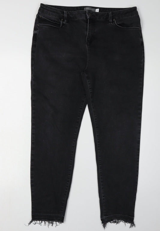 Mint Velvet Women's Black Skinny Jeans Size 18