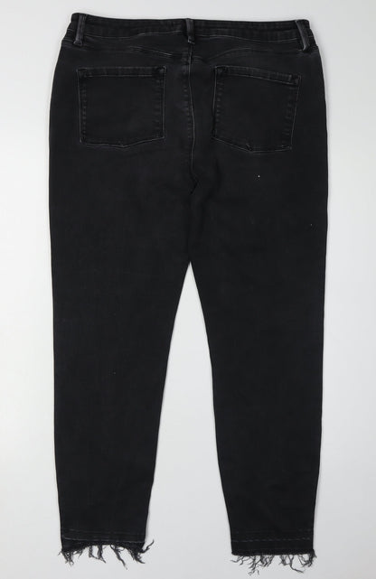 Mint Velvet Women's Black Skinny Jeans Size 18