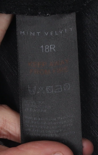 Mint Velvet Women's Black Skinny Jeans Size 18