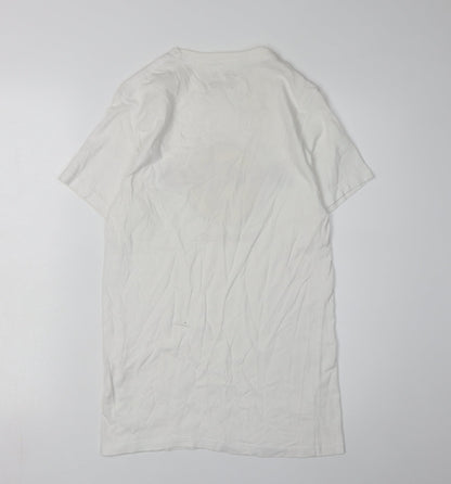 Mens UK Size S Hard Rock Cafe White  T-Shirt