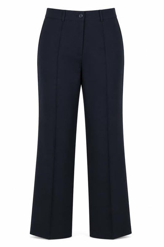Womens UK Size 12 John Lewis & Partners Regular Fit Workwear Black Trousers