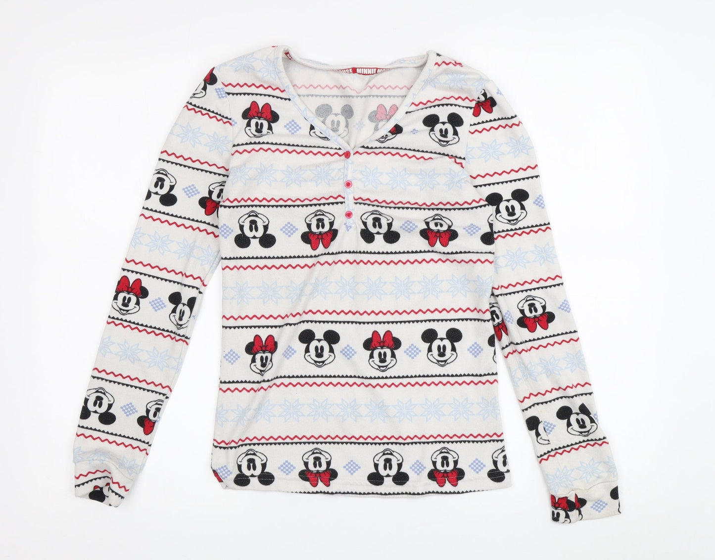 Disney Girls Pyjama Top, Multicoloured, Age 4-6, Long Sleeve