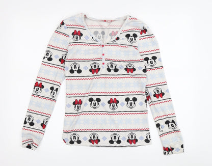 Disney Girls Pyjama Top, Multicoloured, Age 4-6, Long Sleeve