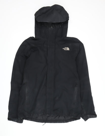 Mens UK Size S The North Face Black Rain Coat