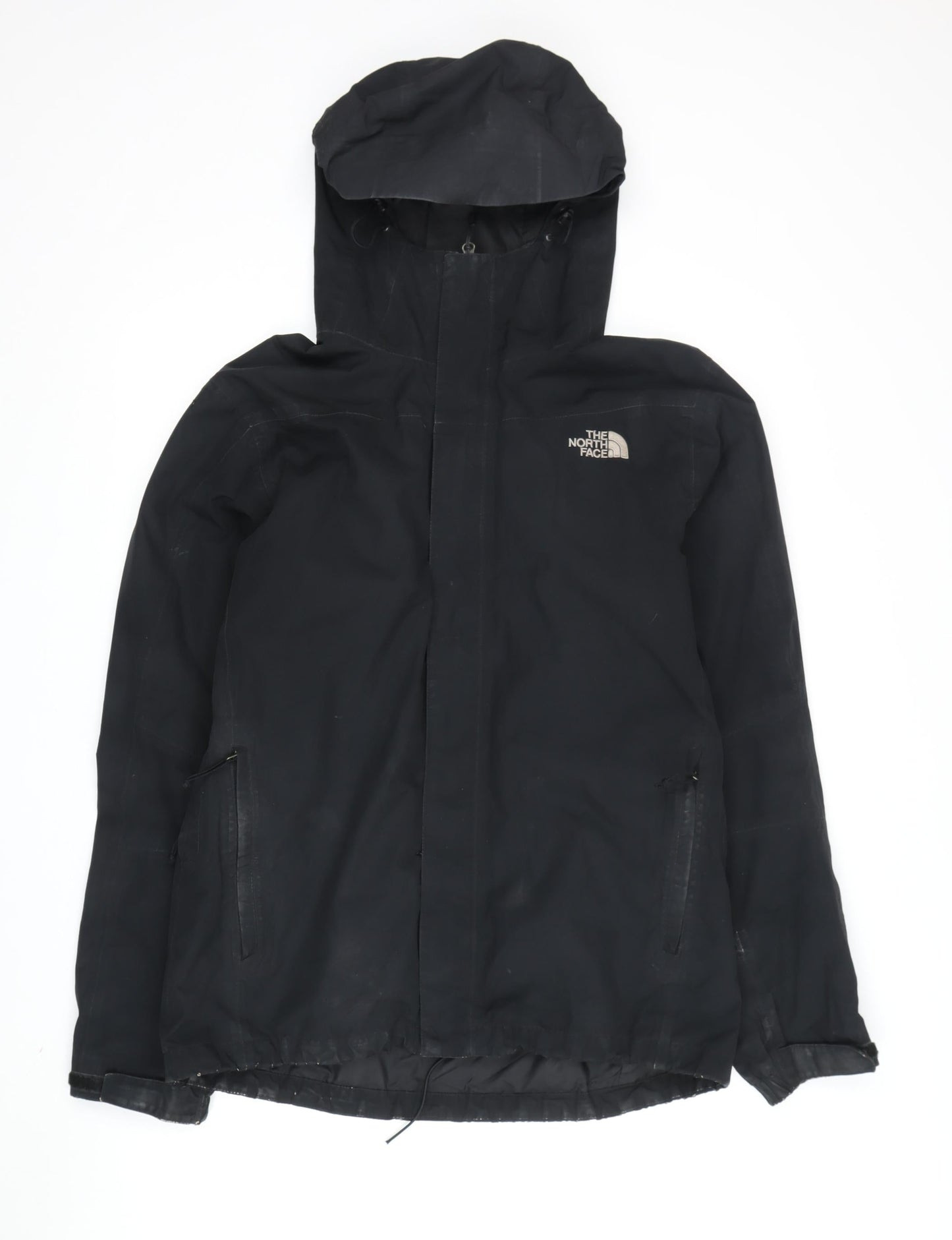 Mens UK Size S The North Face Black Rain Coat