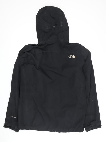 Mens UK Size S The North Face Black Rain Coat