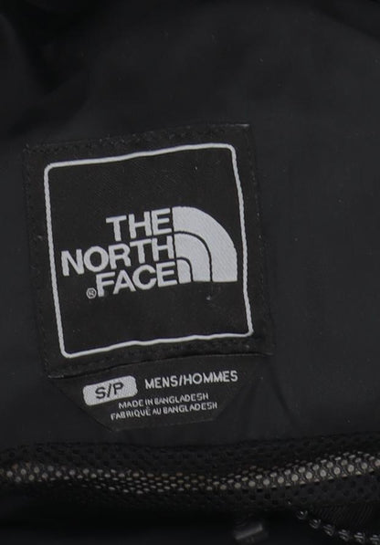 Mens UK Size S The North Face Black Rain Coat