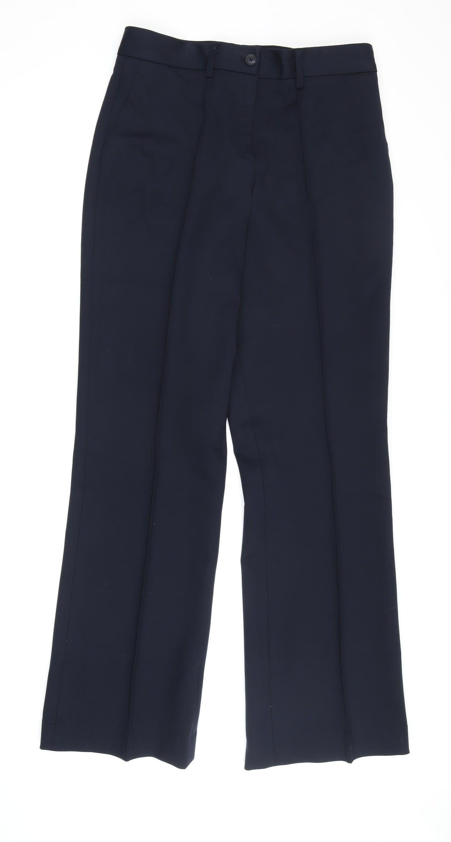 Womens UK Size 12 John Lewis Regular Fit Dress Pants Black Trousers