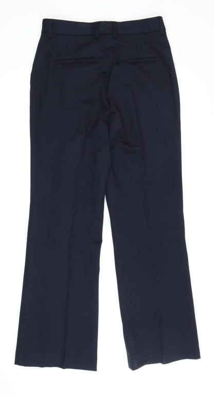 Womens UK Size 12 John Lewis Regular Fit Dress Pants Black Trousers