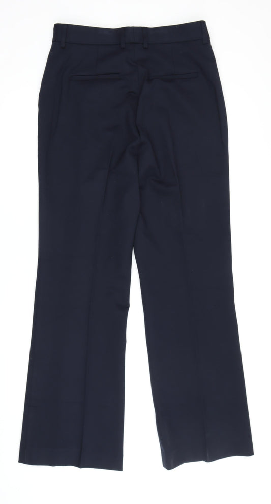 Womens UK Size 12 John Lewis Regular Fit Dress Pants Black Trousers