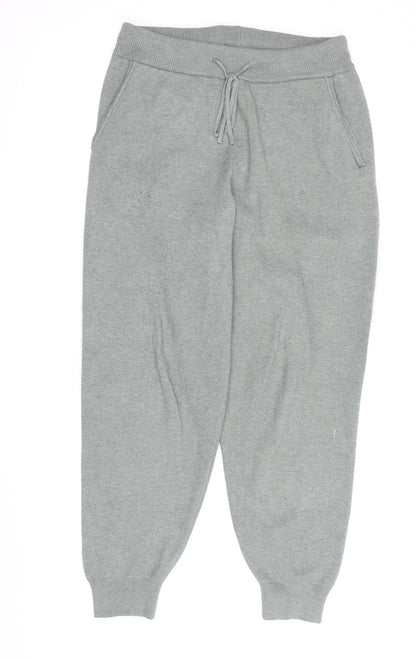 Oysho Women's Green Joggers - Medium, Elastic Waist