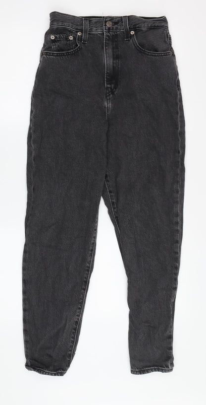Levi's Women's Black High-Rise Tapered Jeans Size 4