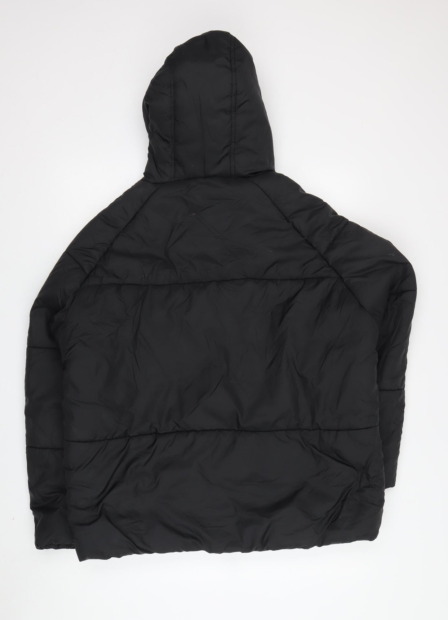 Womens UK Size 6 PRETTYLITTLETHING Black Puffer Jacket