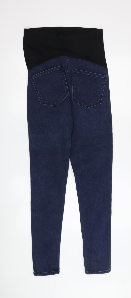 Womens UK Size UK 10 Topshop Regular Fit Jegging Blue Trousers