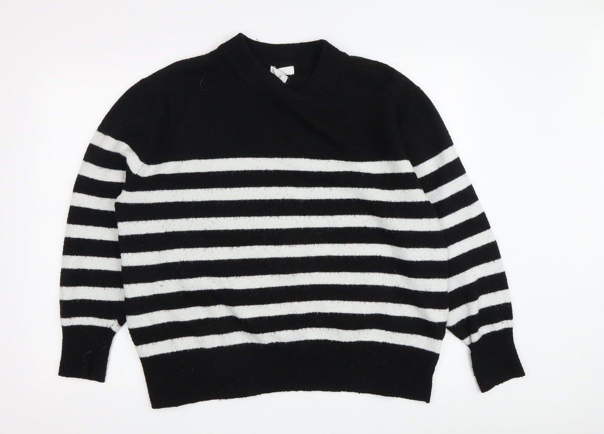 Womens UK Size L H&M Black Pullover Jumper