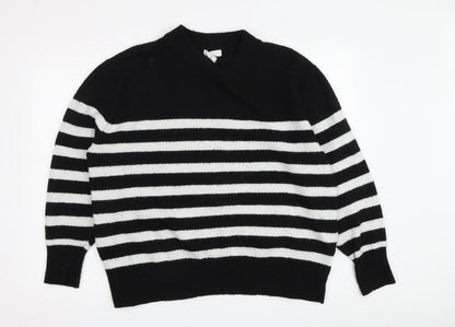 Womens UK Size L H&M Black Pullover Jumper