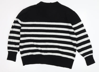 Womens UK Size L H&M Black Pullover Jumper